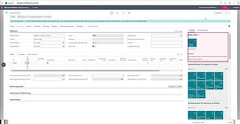 Infobox Beleg prüfen zeigt nun auch Buchungs-Fehler in Echtzeit