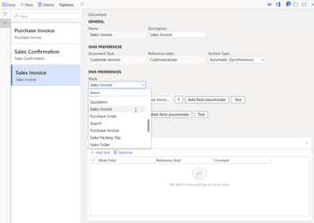 ELO Document Configuration