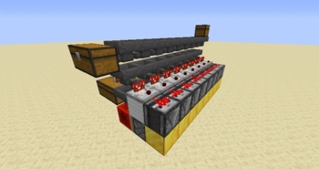 Redstone Sortier- und Lagersystem