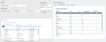 Configuration of the assignment of index fields to the D365 fields